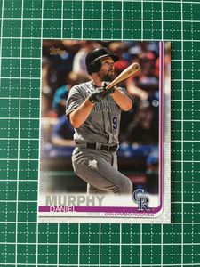 ★TOPPS MLB 2019 SERIES 2 #499 DANIEL MURPHY［COLORADO ROCKIES］ベースカード 19★