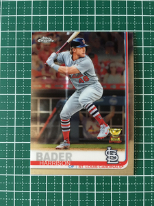 ★TOPPS MLB 2019 TOPPS CHROME #13 HARRISON BADER［ST. LOUIS CARDINALS］ベースカード 19★