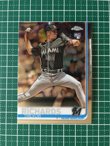 ★TOPPS MLB 2019 TOPPS CHROME #93 TREVOR RICHARDS［MIAMI MARLINS］ベースカード ルーキー RC 19★_画像1