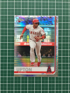 ★TOPPS MLB 2019 TOPPS CHROME #72 JUSTIN UPTON［LOS ANGELES ANGELS］PRIZM リフラクター パラレル版 19★