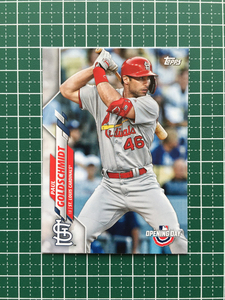 ★TOPPS MLB 2020 OPENING DAY #66 PAUL GOLDSCHMIDT［ST. LOUIS CARDINALS］ベースカード 20★