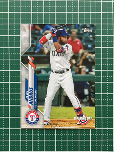 ★TOPPS MLB 2020 OPENING DAY #85 ELVIS ANDRUS［TEXAS RANGERS］ベースカード 20★