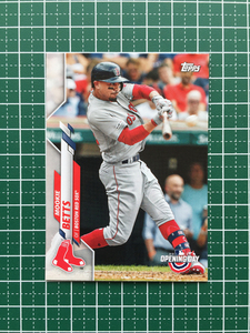 ★TOPPS MLB 2020 OPENING DAY #28 MOOKIE BETTS［BOSTON RED SOX］ベースカード 20★