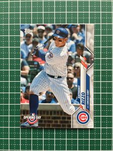 ★TOPPS MLB 2020 OPENING DAY #22 ANTHONY RIZZO［CHICAGO CUBS］ベースカード 20★