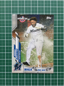 ★TOPPS MLB 2020 OPENING DAY #WW-12 HAROLD RAMIREZ［MIAMI MARLINS］インサートカード「WALK THIS WAY!」★