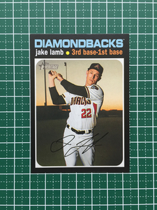 ★TOPPS MLB 2020 HERITAGE #366 JAKE LAMB［ARIZONA DIAMONDBACKS］ベースカード 20★