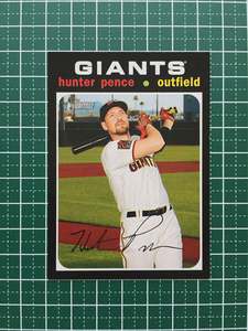 ★TOPPS MLB 2020 HERITAGE HIGH NUMBER #511 HUNTER PENCE［SAN FRANCISCO GIANTS］ベースカード 20★