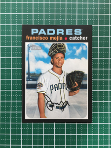 ★TOPPS MLB 2020 HERITAGE #191 FRANCISCO MEJIA［SAN DIEGO PADRES］ベースカード 20★