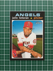 ★TOPPS MLB 2020 HERITAGE HIGH NUMBER #516 JULIO TEHERAN［LOS ANGELES ANGELS］ベースカード 20★