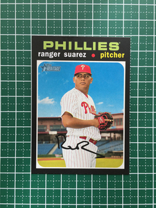 ★TOPPS MLB 2020 HERITAGE #156 RANGER SUAREZ［PHILADELPHIA PHILLIES］ベースカード 20★