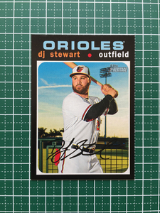 ★TOPPS MLB 2020 HERITAGE HIGH NUMBER #620 DJ STEWART［BALTIMORE ORIOLES］ベースカード 20★