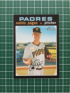 ★TOPPS MLB 2020 HERITAGE HIGH NUMBER #545 EMILIO PAGAN［SAN DIEGO PADRES］ベースカード 20★