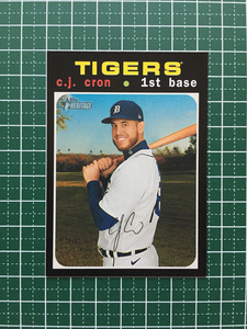 ★TOPPS MLB 2020 HERITAGE HIGH NUMBER #591 C.J. CRON［DETROIT TIGERS］ベースカード 20★