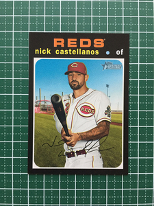 ★TOPPS MLB 2020 HERITAGE HIGH NUMBER #555 NICK CASTELLANOS［CINCINNATI REDS］ベースカード 20★