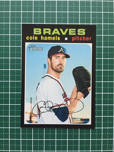 ★TOPPS MLB 2020 HERITAGE HIGH NUMBER #556 COLE HAMELS［ATLANTA BRAVES］ベースカード 20★