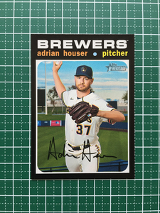 ★TOPPS MLB 2020 HERITAGE HIGH NUMBER #648 ADRIAN HOUSER［MILWAUKEE BREWERS］ベースカード 20★