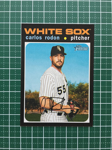 ★TOPPS MLB 2020 HERITAGE HIGH NUMBER #588 CARLOS RODON［CHICAGO WHITE SOX］ベースカード 20★