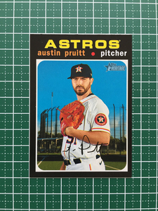 ★TOPPS MLB 2020 HERITAGE HIGH NUMBER #681 AUSTIN PRUITT［HOUSTON ASTROS］ベースカード 20★