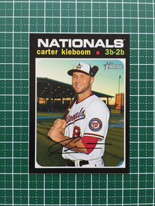 ★TOPPS MLB 2020 HERITAGE HIGH NUMBER #662 CARTER KIEBOOM［WASHINGTON NATIONALS］ベースカード 20★