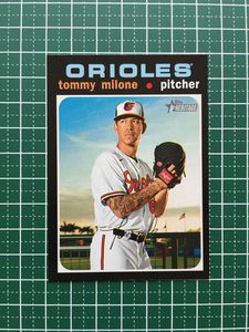 ★TOPPS MLB 2020 HERITAGE HIGH NUMBER #696 TOMMY MILONE［BALTIMORE ORIOLES］ベースカード 20★