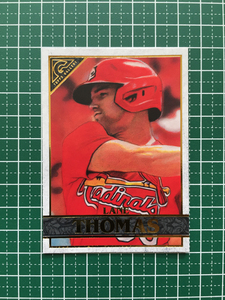 ★TOPPS MLB 2020 GALLERY BASEBALL #49 LANE THOMAS［ST. LOUIS CARDINALS］ベースカード 20★