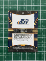 ★PANINI 2019-20 NBA SELECT #196 DONOVAN MITCHELL［UTAH JAZZ］ベースカード PREMIER LEVEL 2020★_画像2