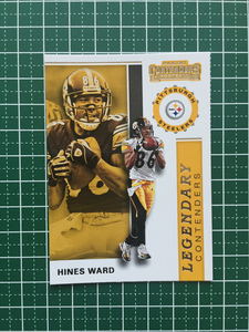 ★PANINI 2019 NFL CONTENDERS FOOTBALL #LC-HW HINES WARD［PITTSBURGH STEELERS］インサートカード LEGENDARY 19★