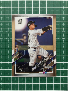 ★TOPPS CHROME 2021 NPB プロ野球 #112 山口航輝［千葉ロッテマリーンズ］ベースカード「BASE」★