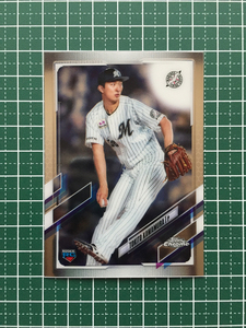 ★TOPPS CHROME 2021 NPB プロ野球 #38 河村説人［千葉ロッテマリーンズ］ベースカード「BASE」ルーキー「RC」★