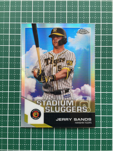 ★TOPPS CHROME 2021 NPB プロ野球 #SL-10 サンズ［阪神タイガース］インサートカード「STADIUM SLUGGERS」★