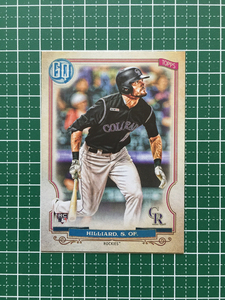 ★TOPPS MLB 2020 GYPSY QUEEN #265 SAM HILLIARD［COLORADO ROCKIES］ベースカード ルーキー RC 20★