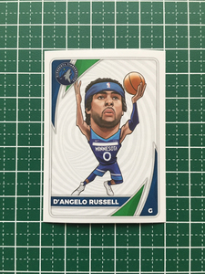 ★PANINI 2020-21 NBA STICKER & CARD COLLECTION #392 D'ANGELO RUSSELL［MINNESOTA TIMBERWOLVES］「DRAWING」★