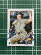 ★TOPPS MLB 2021 UPDATE #US178 RYAN WEATHERS［SAN DIEGO PADRES］ベースカード「RD」ルーキー RC★_画像1