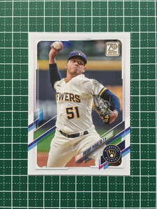 ★TOPPS MLB 2021 UPDATE #US165 FREDDY PERALTA［MILWAUKEE BREWERS］ベースカード「BASE」★