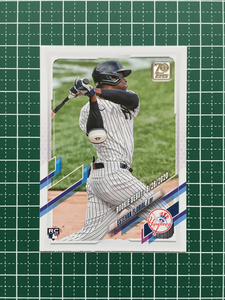 ★TOPPS MLB 2021 UPDATE #US247 ESTEVAN FLORIAL［NEW YORK YANKEES］ベースカード「RD」ルーキー RC★