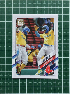 ★TOPPS MLB 2021 UPDATE #US287 ALEX VERDUGO／ENRIQUE HERNANDEZ［BOSTON RED SOX］ベースカード「COMBO」★