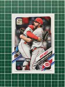 ★TOPPS MLB 2021 UPDATE #US36 WADE MILEY［CINCINNATI REDS］ベースカード「SH」★