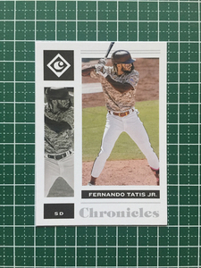 ★PANINI MLB 2021 CHRONICLES #10 FERNANDO TATIS JR.［SAN DIEGO PADRES］ベースカード「CHRONICLES」★