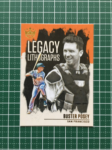 ★PANINI MLB 2021 DIAMOND KINGS #LL-9 BUSTER POSEY［SAN FRANCISCO GIANTS］インサートカード「LEGACY LITHOGRAPHS」★