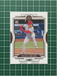 ★PANINI MLB 2021 CHRONICLES #10 DYLAN CARLSON［ST. LOUIS CARDINALS］ベースカード「LEGACY」ルーキー RC★