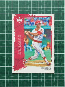 ★PANINI MLB 2021 DIAMOND KINGS #26 LOU BROCK［ST. LOUIS CARDINALS］ベースカード「BASE」★