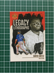 ★PANINI MLB 2021 DIAMOND KINGS #LL-18 DAVID ORTIZ［BOSTON RED SOX］インサートカード「LEGACY LITHOGRAPHS」★