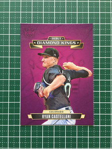 ★PANINI MLB 2021 DIAMOND KINGS #DDK-CO RYAN CASTELLANI［COLORADO ROCKIES］インサートカード「DEBUT DIAMOND KINGS」★