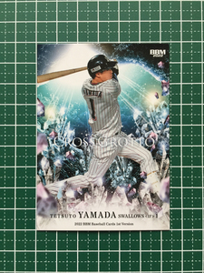 ★BBM 2022 プロ野球 1st バージョン #CG02 山田哲人［東京ヤクルトスワローズ］レギュラーカード「CROSS GROTTO」★