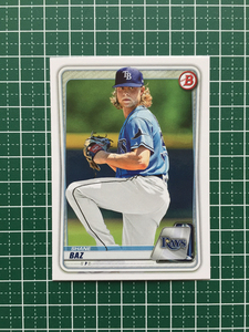 ★TOPPS MLB 2020 BOWMAN #BP-20 SHANE BAZ［TAMPA BAY RAYS］ベースカード PROSPECTS プロスペクト 20★