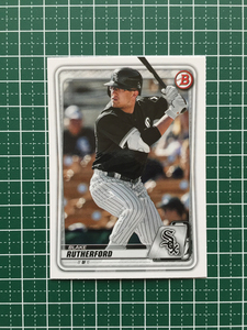 ★TOPPS MLB 2020 BOWMAN #BP-13 BLAKE RUTHERFORD［CHICAGO WHITE SOX］ベースカード PROSPECTS プロスペクト 20★