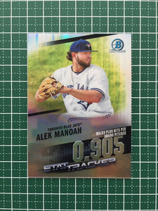 ★TOPPS MLB 2020 BOWMAN CHROME #ST-10 ALEK MANOAH［TORONTO BLUE JAYS］インサートカード「STAT TRACKER」20★