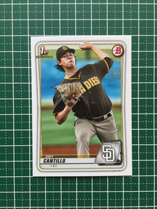 ★TOPPS MLB 2020 BOWMAN #BP-76 JOEY CANTILLO［SAN DIEGO PADRES］ベースカード PROSPECTS プロスペクト 1st 20★