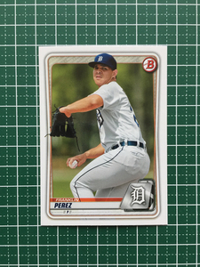 ★TOPPS MLB 2020 BOWMAN #BP-63 FRANKLIN PEREZ［DETROIT TIGERS］ベースカード PROSPECTS プロスペクト 20★