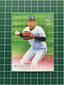 ★BBM 2022 プロ野球 1st バージョン #184 野口智哉［オリックス・バファローズ］レギュラーカード キラ パラレル版 ルーキー「RC」★